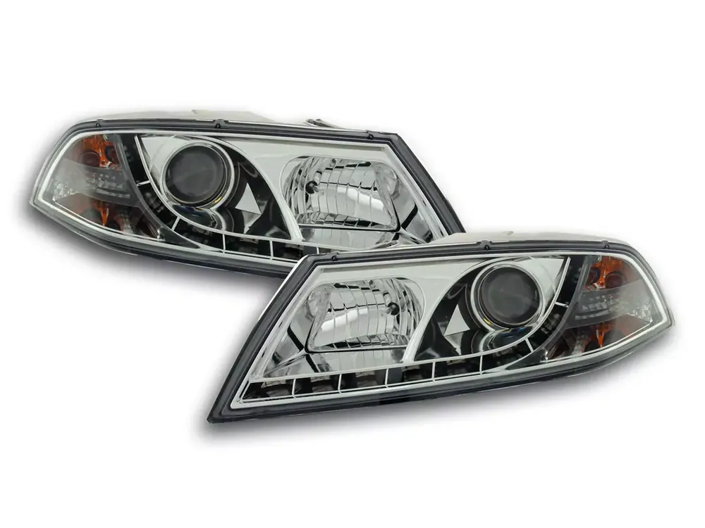 Direktkauf Scheinwerfer Set Daylight LED chrom passend für Skoda Octavia 1Z 04-08
