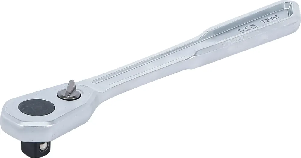Zertifiziert BGS Umschaltknarre extra flach feinverzahnt 1/2 Zoll (12,5 mm)