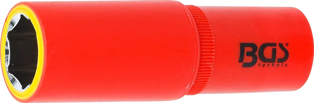 Echt BGS VDE-Steckschlüssel-Einsatz 19 mm Innenvierkant 1/2 Zoll, isoliert bis 1000 V