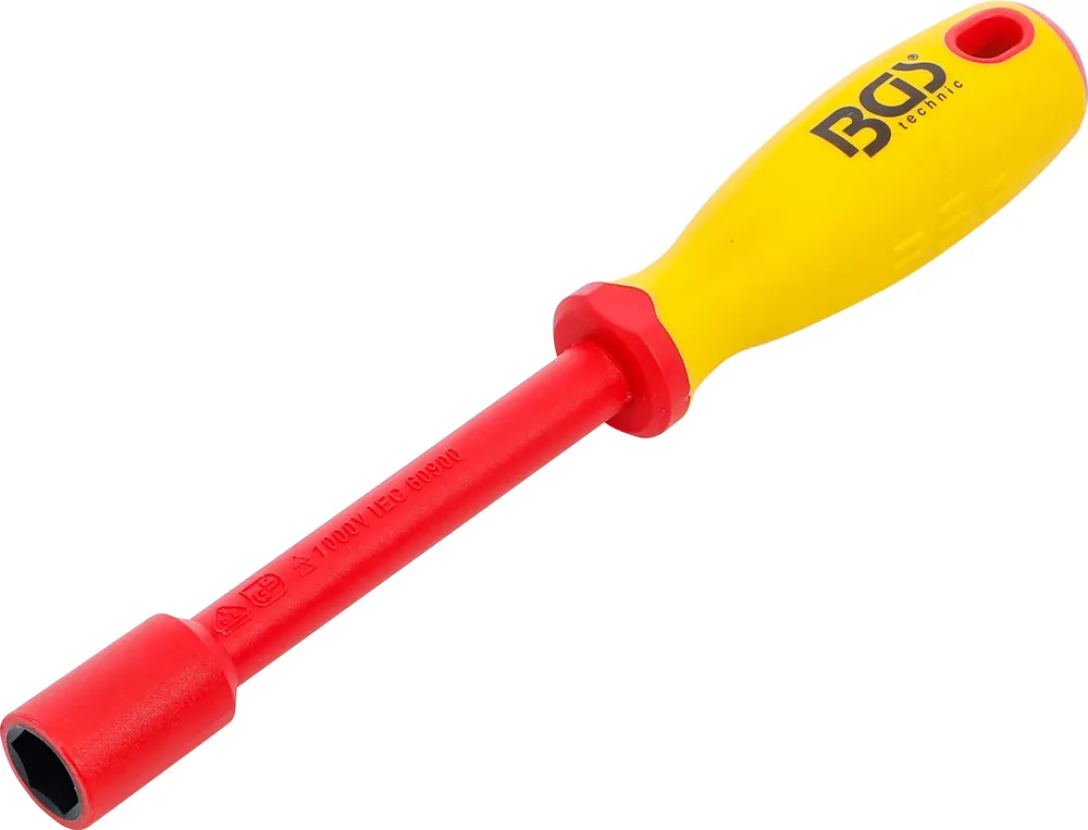 VDE-Steckschlüssel-Schraubendreher SW 14 mm Klingenlänge 125 mm Sechskant Neuheit