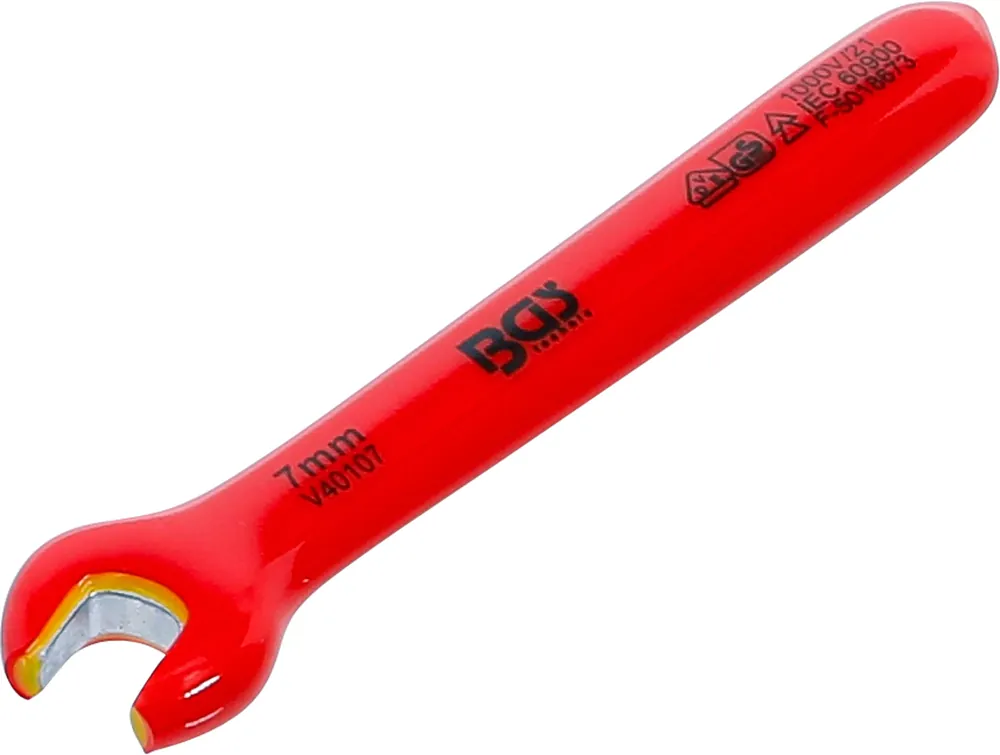 Sonderaktion BGS VDE-Einmaulschlüssel SW 7 mm – isoliert bis 1000V