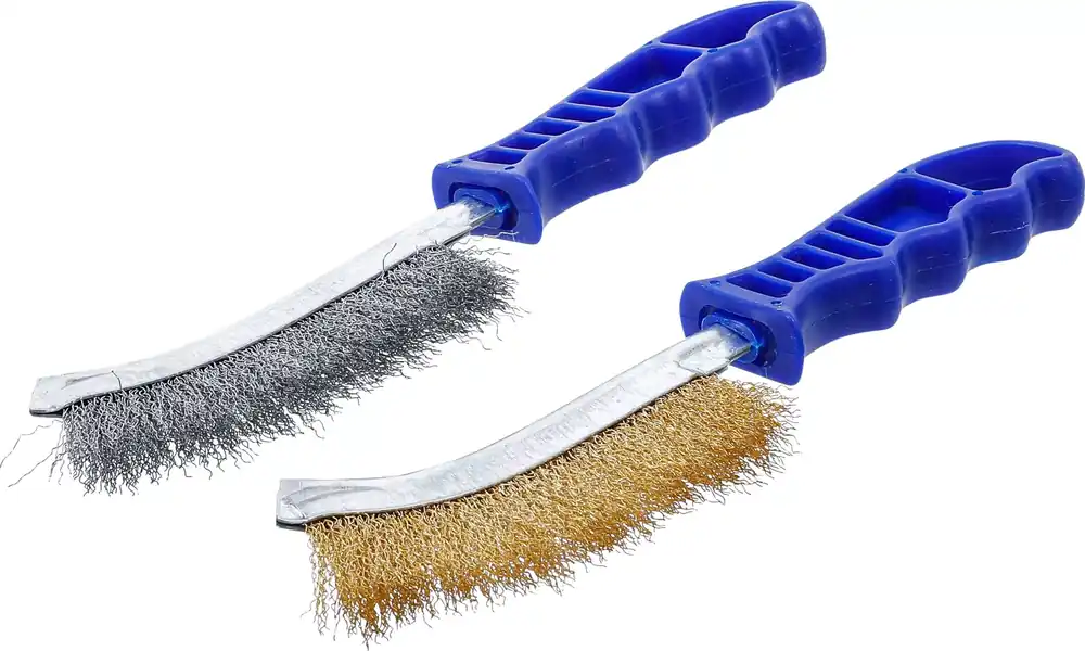 Top-Preis Drahtbürsten-Satz aus Stahl und Messingdraht 260 mm, 2-teilig