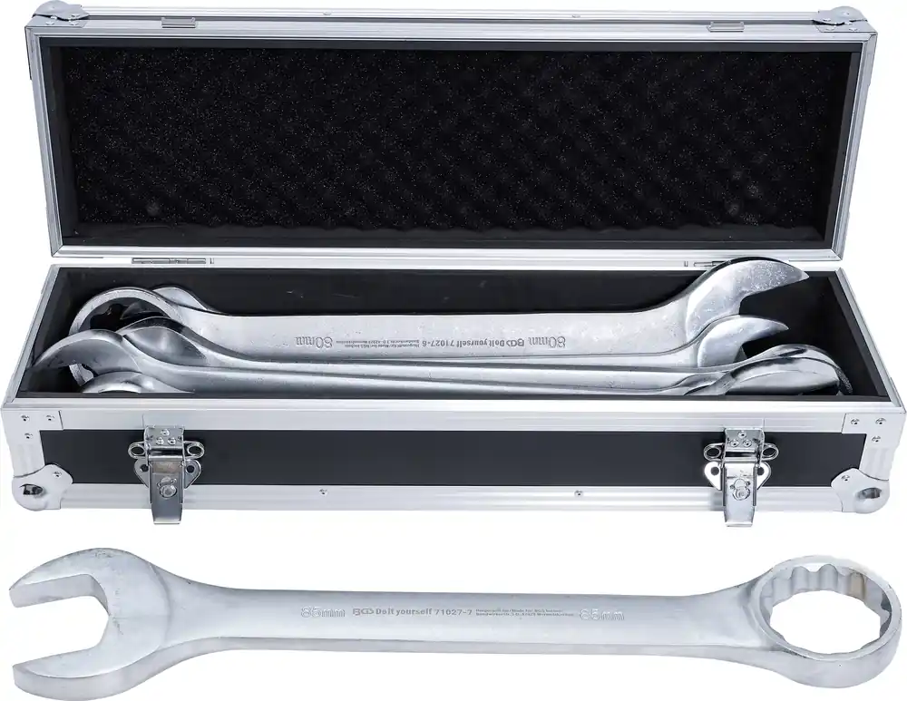 Begrenztes Angebot BGS Maul-Ringschlüssel-Satz XXL 7-teilig SW 55–85 mm