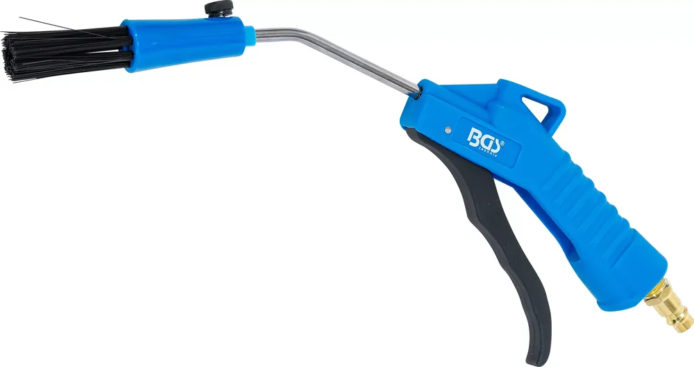Echt BGS Druckluft-Ausblaspistole mit Pinsel