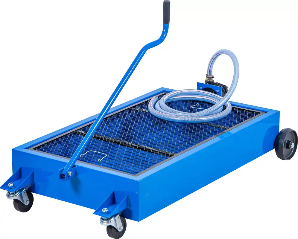 Fahrbare Öl-Auffangwanne 55 l mit Handpumpe Top-Seller