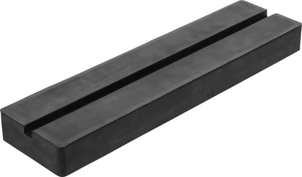 Gummiauflage mit Nut für Hebebühnen 373 x 100 x 35 mm Sichere Zahlung