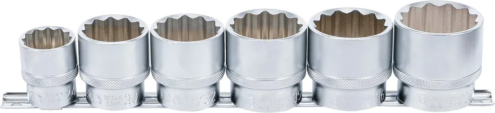 Neuheit BGS Steckschlüssel-Einsatz-Satz Zwölfkant 6-tlg. 12,5 mm (1/2 Zoll)