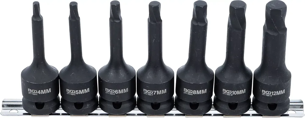 Sonderangebot Schraubenausdreher-Satz 7-tlg. Antrieb Innenvierkant 12,5 mm (1/2") für defekten Innensechskant 4–12 mm