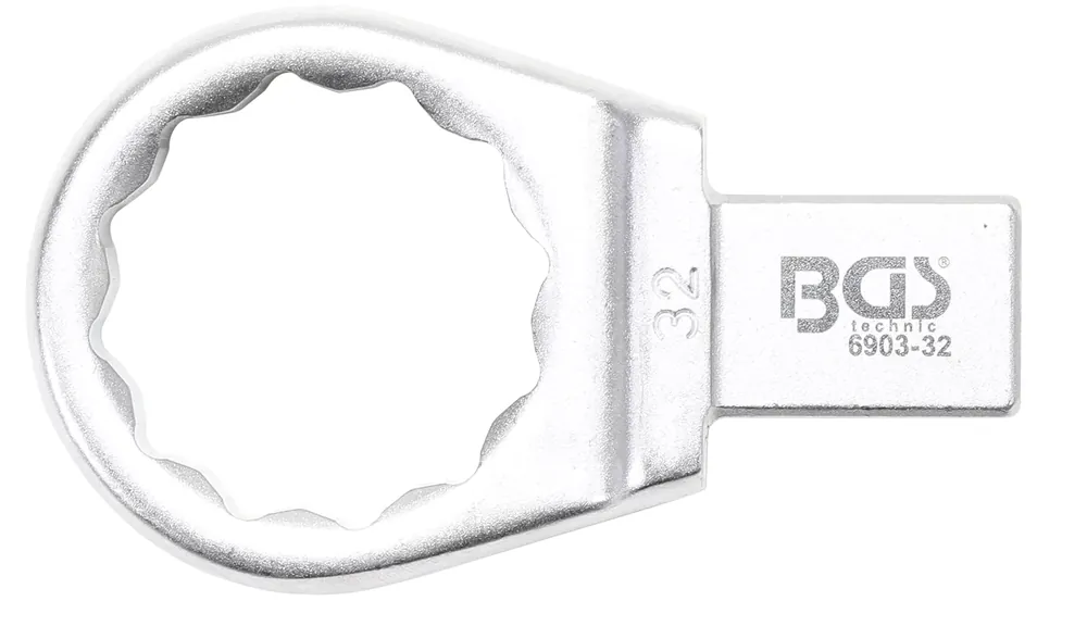 BGS Einsteck-Ringschlüssel 32 mm mit 14x18 mm Aufnahme Rabatt