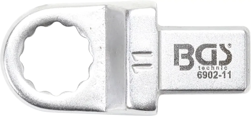 BGS Einsteck-Ringschlüssel 11 mm mit 9x12 mm Aufnahme Geprüft