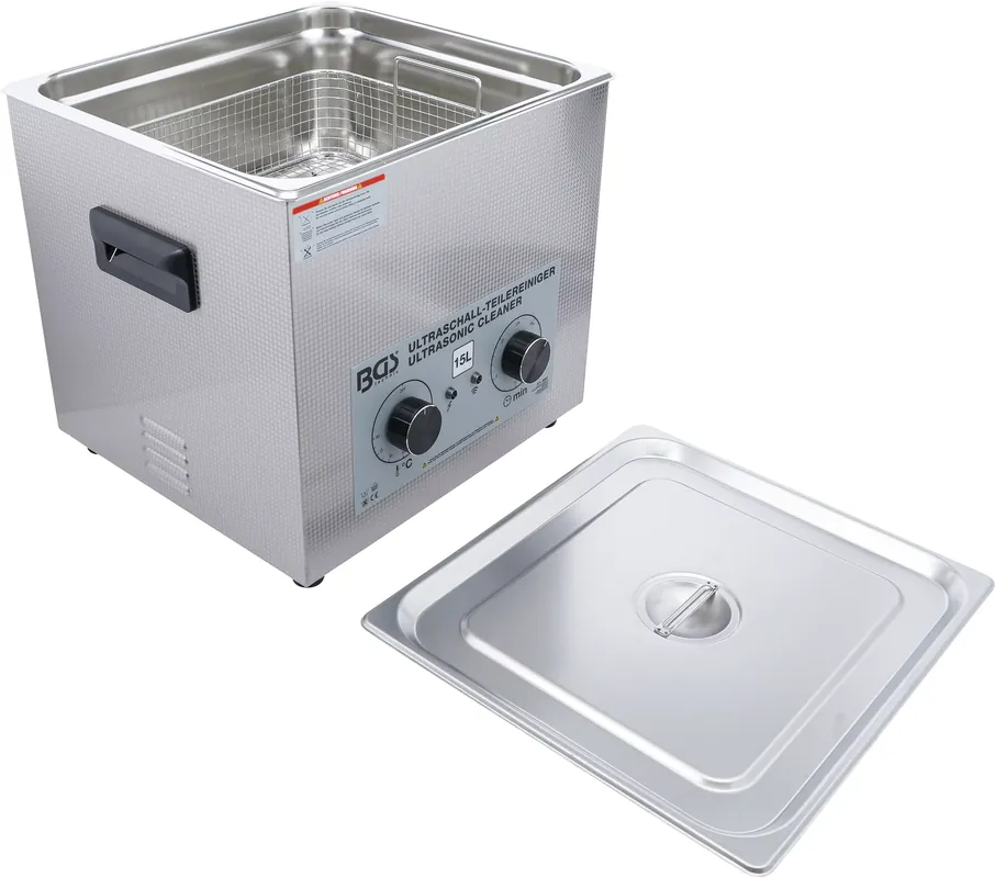 Ultraschall-Teilereiniger 15L Edelstahl mit Heizung Online Kaufen
