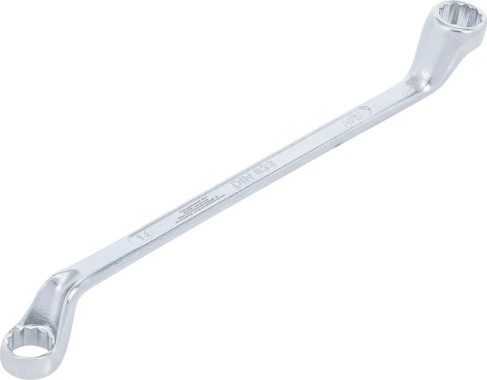 Markenprodukt BGS Doppel-Ringschlüssel 14x15 mm gekröpft