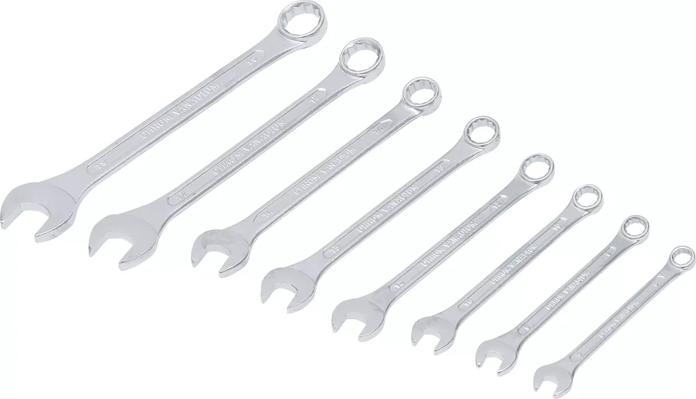 Maul-Ringschlüssel-Satz 8-tlg. SW 8–19 mm Ausverkauf