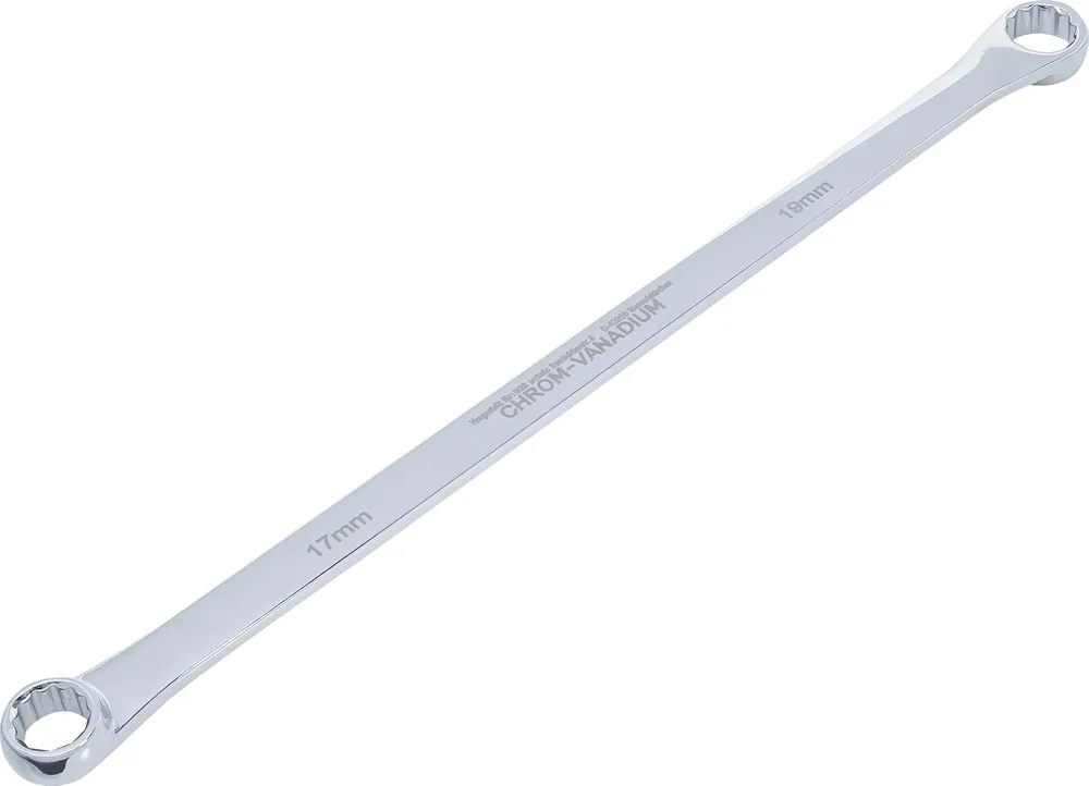 BGS Doppel-Ringschlüssel 17x19 mm extra lang Begrenztes Angebot