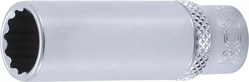 BGS Steckschlüssel-Einsatz Zwölfkant, tief 11 mm – Innenvierkant 6,3 mm (1/4 Zoll) Sonderaktion