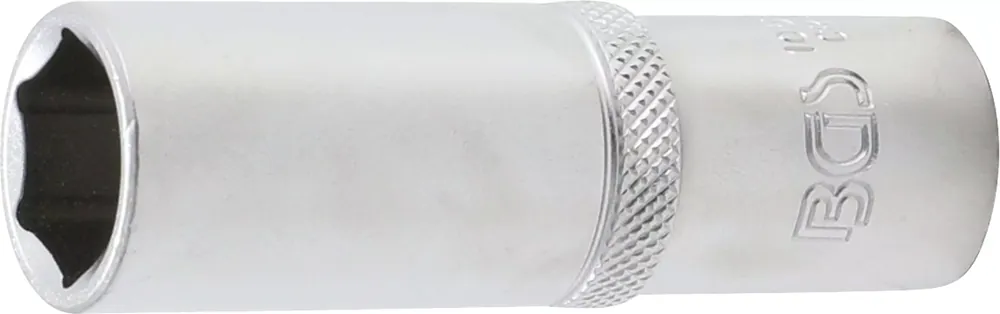 Steckschlüssel-Einsatz Sechskant tief SW 17 mm Innenvierkant 1/2 Zoll Markenware
