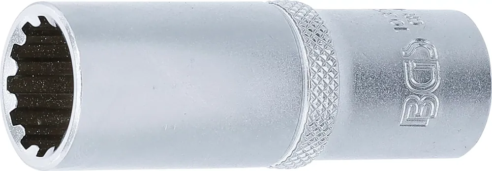 Nur Für Kurze Zeit BGS Steckschlüssel-Einsatz Gear Lock tief SW 15 mm, Antrieb Innenvierkant 10 mm (3/8 Zoll)