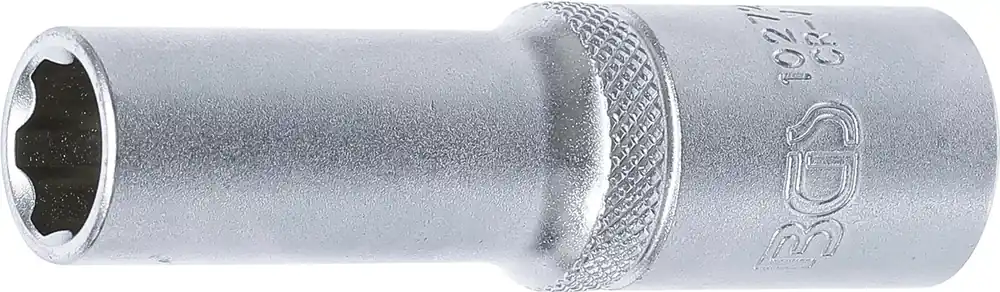 BGS Steckschlüssel-Einsatz Super Lock tief 12 mm Innenvierkant 12,5 mm (1/2") Neu Im Sortiment
