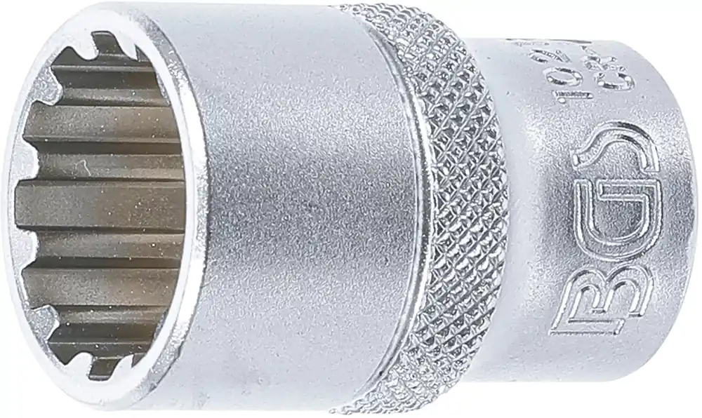 BGS Steckschlüssel-Einsatz Gear Lock SW 18 mm, Innenvierkant 12,5 mm Top-Angebot