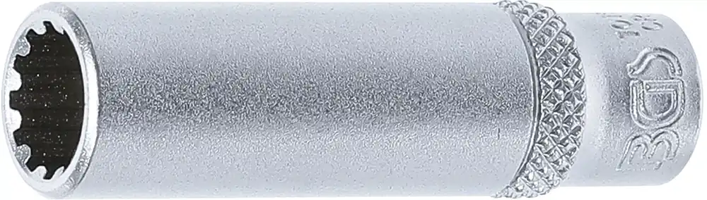 BGS Steckschlüssel-Einsatz Gear Lock, tief, Innenvierkant 6,3 mm (1/4") SW 9 mm Sonderangebot