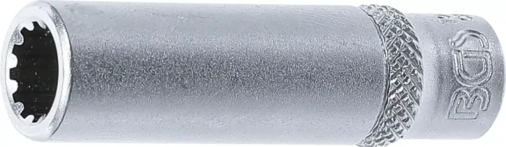 Steckschlüssel-Einsatz Gear Lock, tief Antrieb Innenvierkant 6,3 mm (1/4") SW 8 mm Zertifiziert