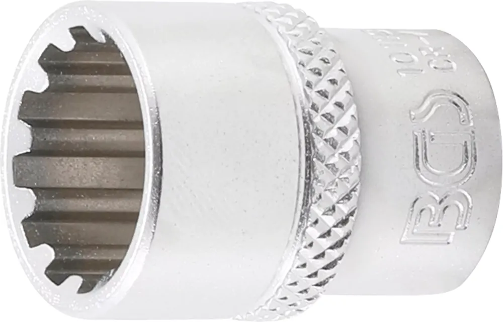 Letzte Chance Steckschlüssel-Einsatz Gear Lock 13 mm Innenvierkant 6,3 mm (1/4 Zoll)