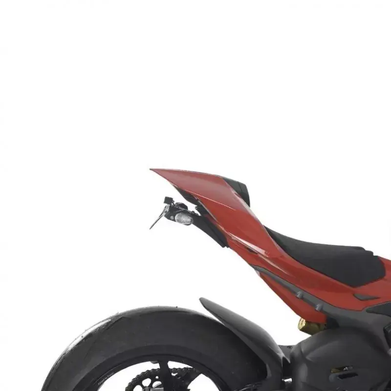 Ausverkauf R&G Premium Kennzeichenhalter SHORT passend für Ducati Panigale V2 / V4 & Streetfighter V4 ab 2025