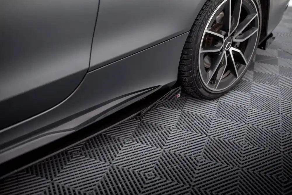 Schnäppchen Seitenschweller Flaps passend für Mercedes-AMG C43 Coupe / Cabrio C205 / A205 Facelift