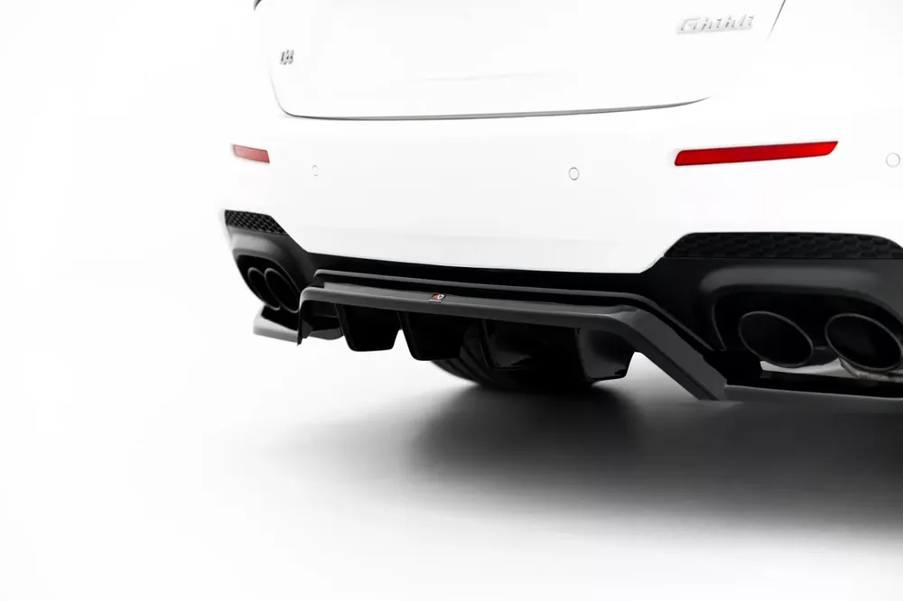 Neuheit Mittlerer Cup Diffusor DTM Look Heck Ansatz passend für Maserati Ghibli Modena Mk3 Facelift