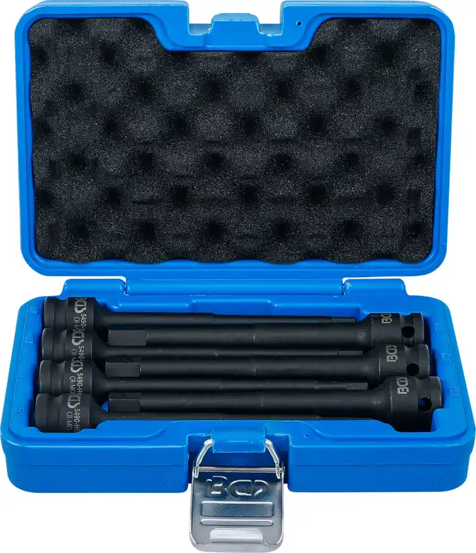BGS Kraft-Bit-Einsatz-Satz 7-tlg. Länge 150 mm Innenvierkant 1/2 Zoll Innensechskant 5–14 mm Letzte Chance