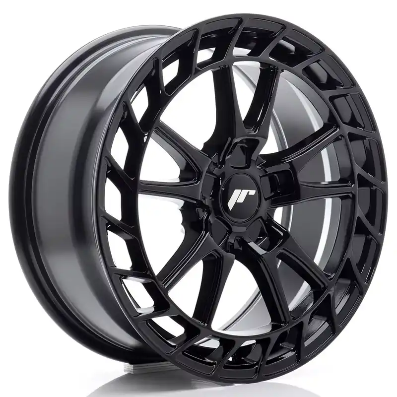 JR Wheels JR45 18x8 ET25-45 5H Blank Glossy Black Alufelge Geprüft