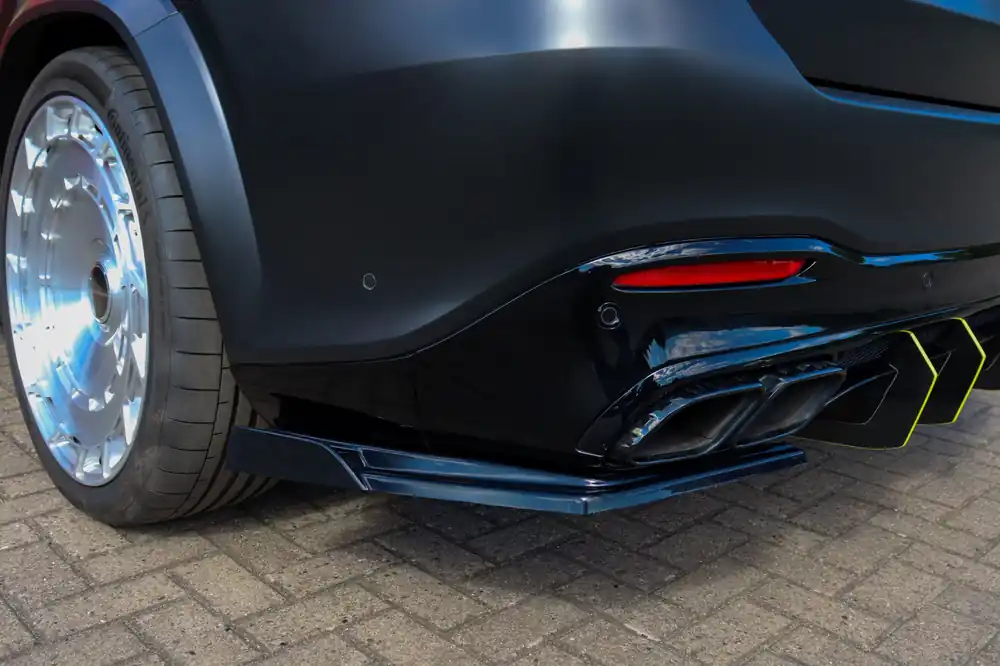 Begrenztes Angebot Heckansatz Seitenteile mit Wing passend für Mercedes GLS 63 AMG 4 Matic