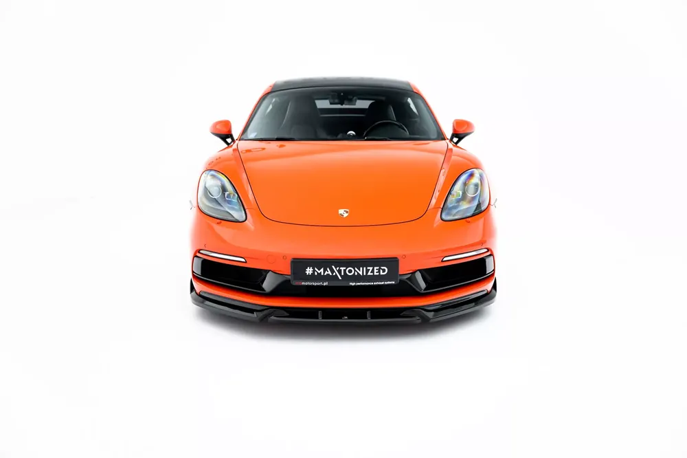 Neu Front Ansatz passend für Porsche 718 Cayman GTS 982c V.3