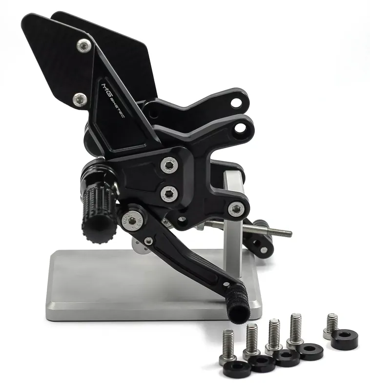 Highlight MG Biketec Sportfussrastenanlage passend für Aprilia RSV4 / Factory ab 2025 mit ABE