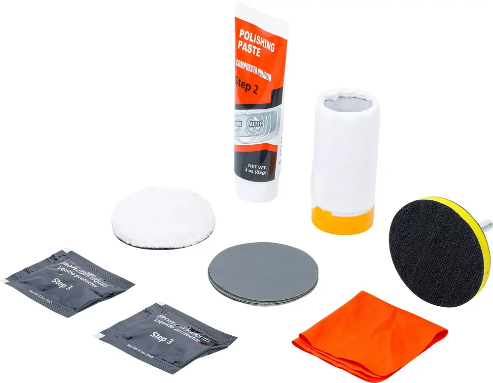 Jetzt Bestellen Fahrzeugscheinwerfer-Aufbereitungs-Kit 14-tlg.