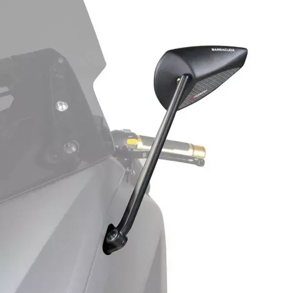 Neu Barracuda Rückspiegel T-Version passend für Yamaha T-Max 500/530/560 schwarz