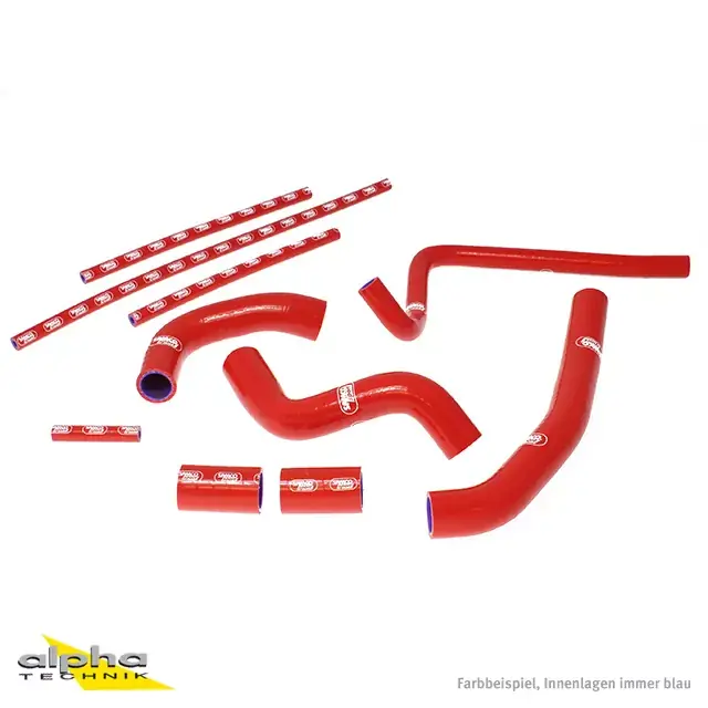 Abverkauf SAMCO SPORT Siliconschlauch Kit rot passend für Yamaha YZF1000R1 RN22 (2009–2014)