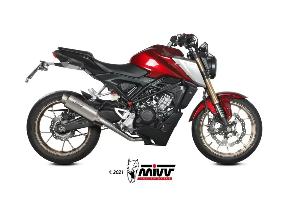 Neu Im Sortiment MIVV GPPro Titan Komplettanlage passend für Honda CB 125 R 21-24