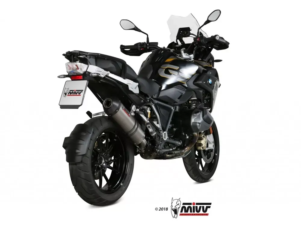 Preisknaller MIVV Oval Titan Endschalldämpfer passend für BMW R 1250 GS 18-23