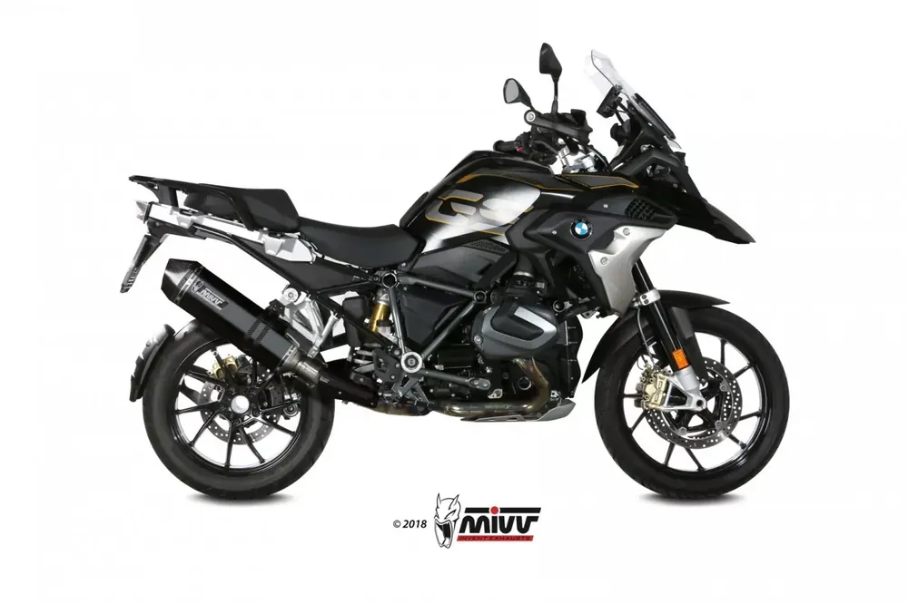 MIVV Speed Edge Black Steel Endschalldämpfer passend für BMW R 1250 GS Günstig