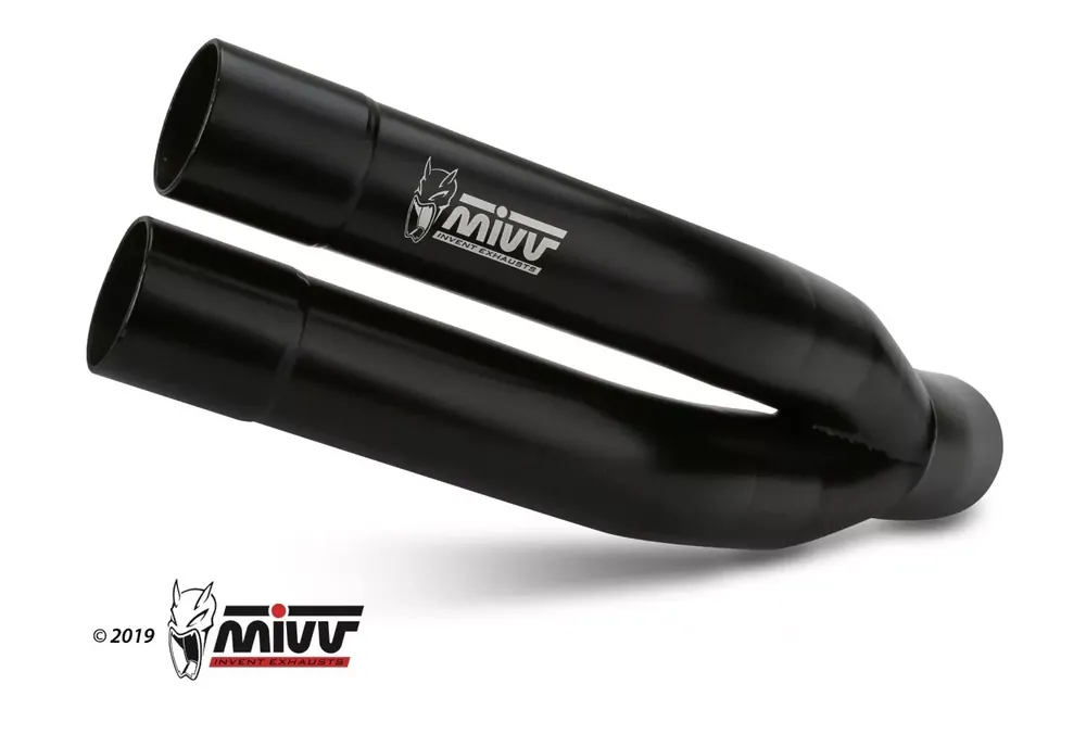 Preis Gesenkt MIVV DOUBLE GUN Steel Black Endschalldämpfer passend für Kawasaki Z 750 07-17