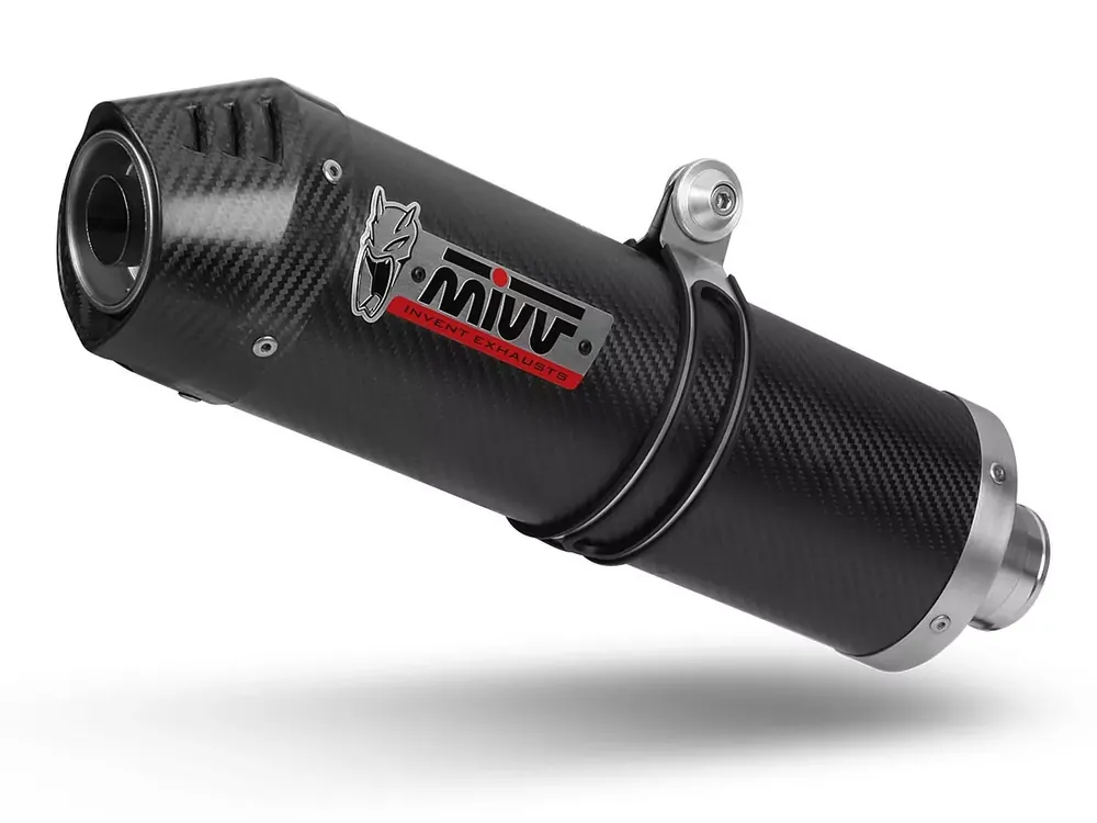 MIVV Oval Carbon Endschalldämpfer passend für Honda CB 500 X 17-22 Direkt Vom Hersteller