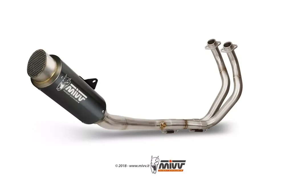 Schnäppchen MIVV GPpro Endschalldämpfer Edelstahl Schwarz passend für YAMAHA MT-07/FZ-07 14-22