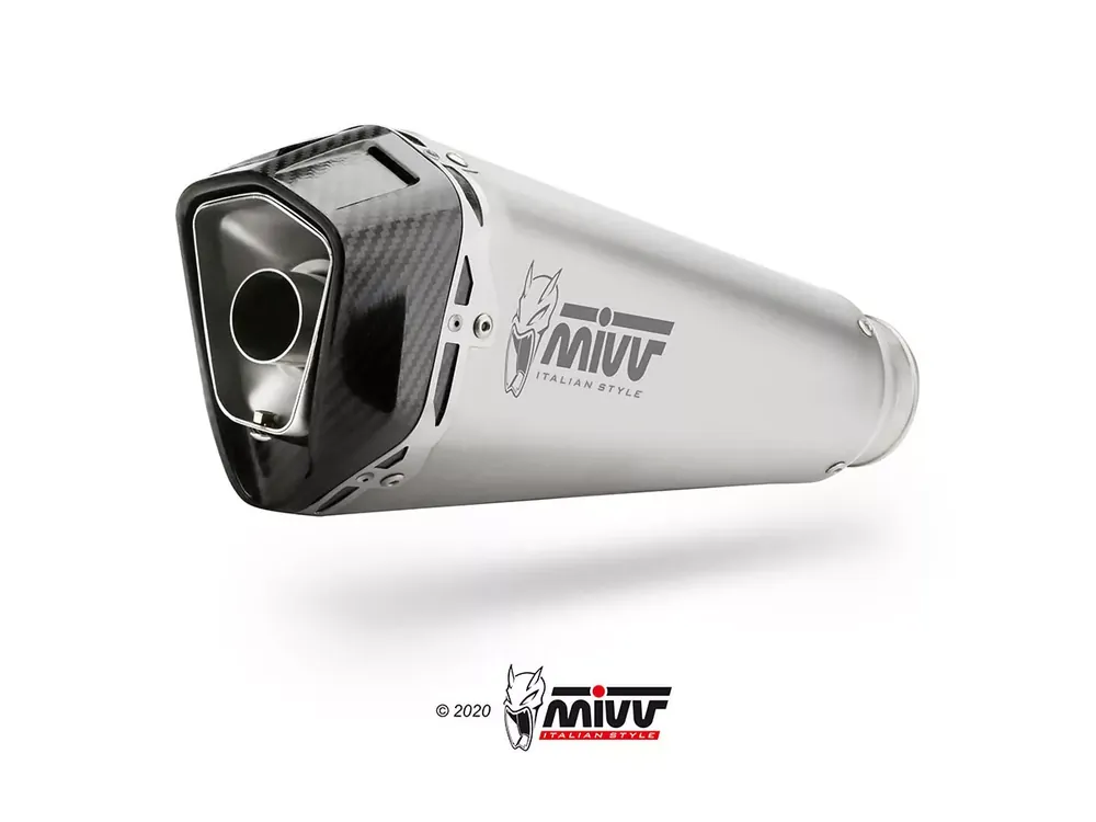 MIVV Delta Race Edelstahl Endschalldämpfer passend für BMW F 900 R 20-25 Bestpreis