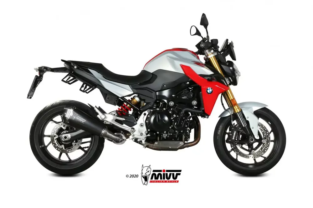 Billig MIVV Delta Race Endschalldämpfer Edelstahl Schwarz passend für BMW F 900 R 20-25
