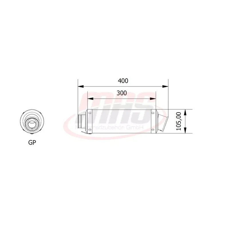 MIVV GP Carbon Auspuff passend für Honda CB 650 F 14-18 Finale Aktion