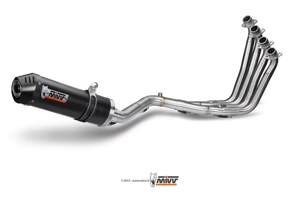 Preisknaller MIVV Oval Carbon Auspuff passend für Honda CBF 650 F 14-18