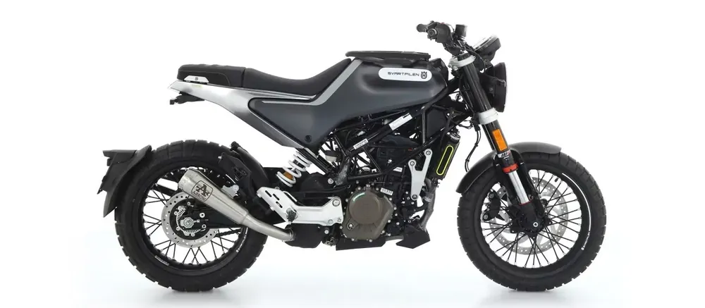 Must-Have Arrow Pro-Race Edelstahl Endschalldämpfer passend für Husqvarna Svartpilen/Vitpilen 125