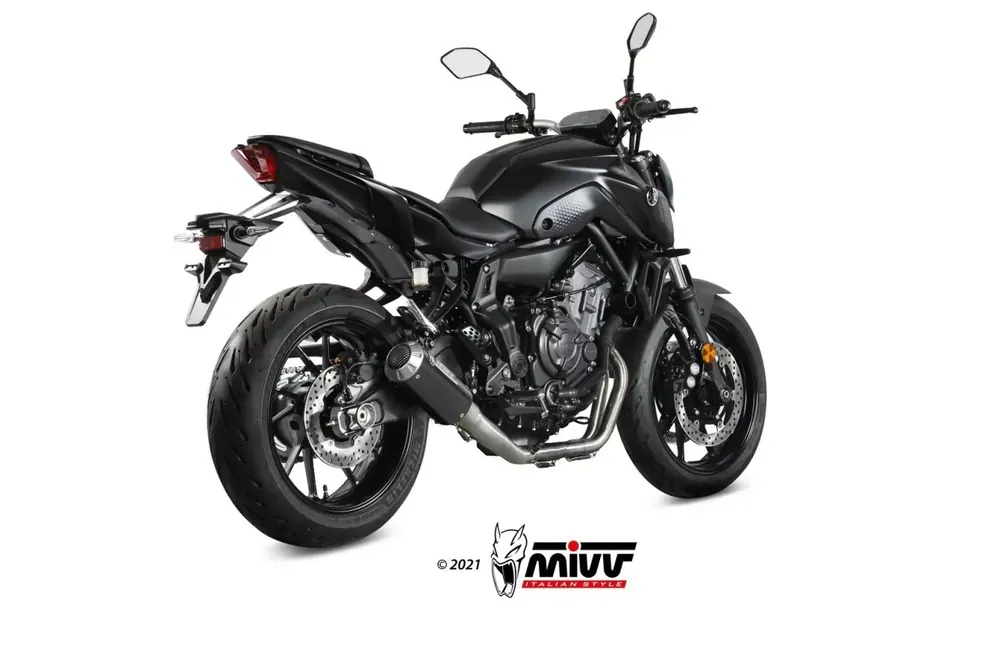 Schnäppchen MIVV Komplettanlage MK3 Carbon passend für Yamaha MT-07/FZ-07 14-22