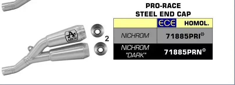 Sichere Zahlung Arrow Pro-Race Edelstahl Endschalldämpfer passend für Honda CB 1000 R 18-20